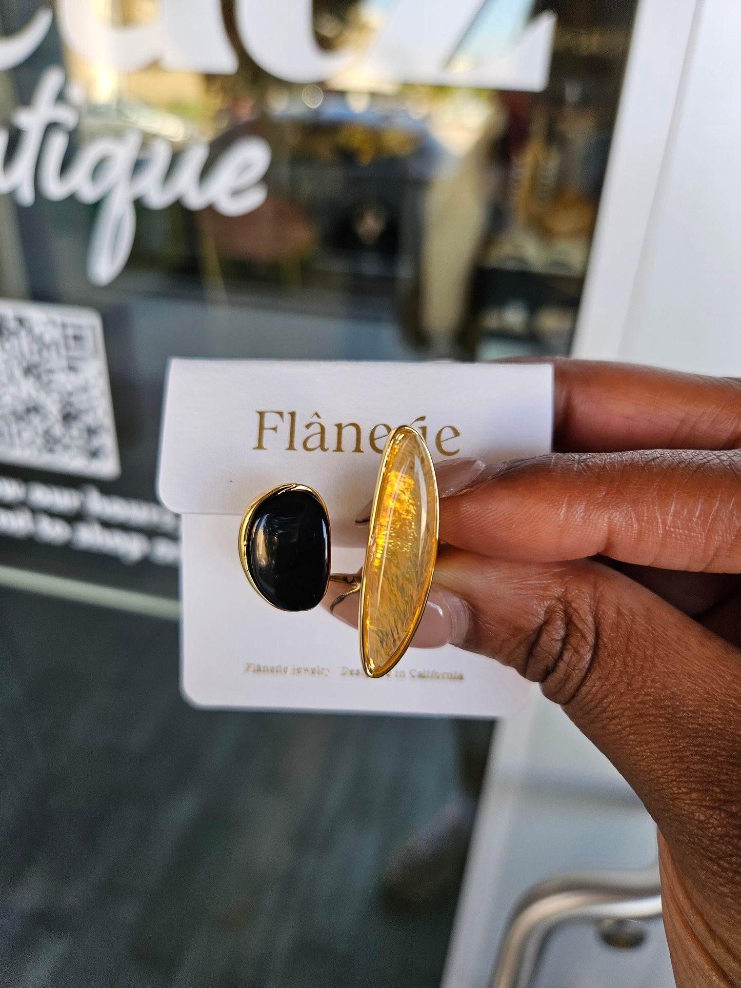 Duet Stone Ring