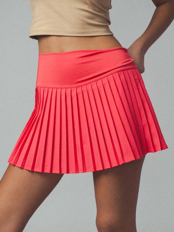 Cassie Serve Skort - Sunset Coral