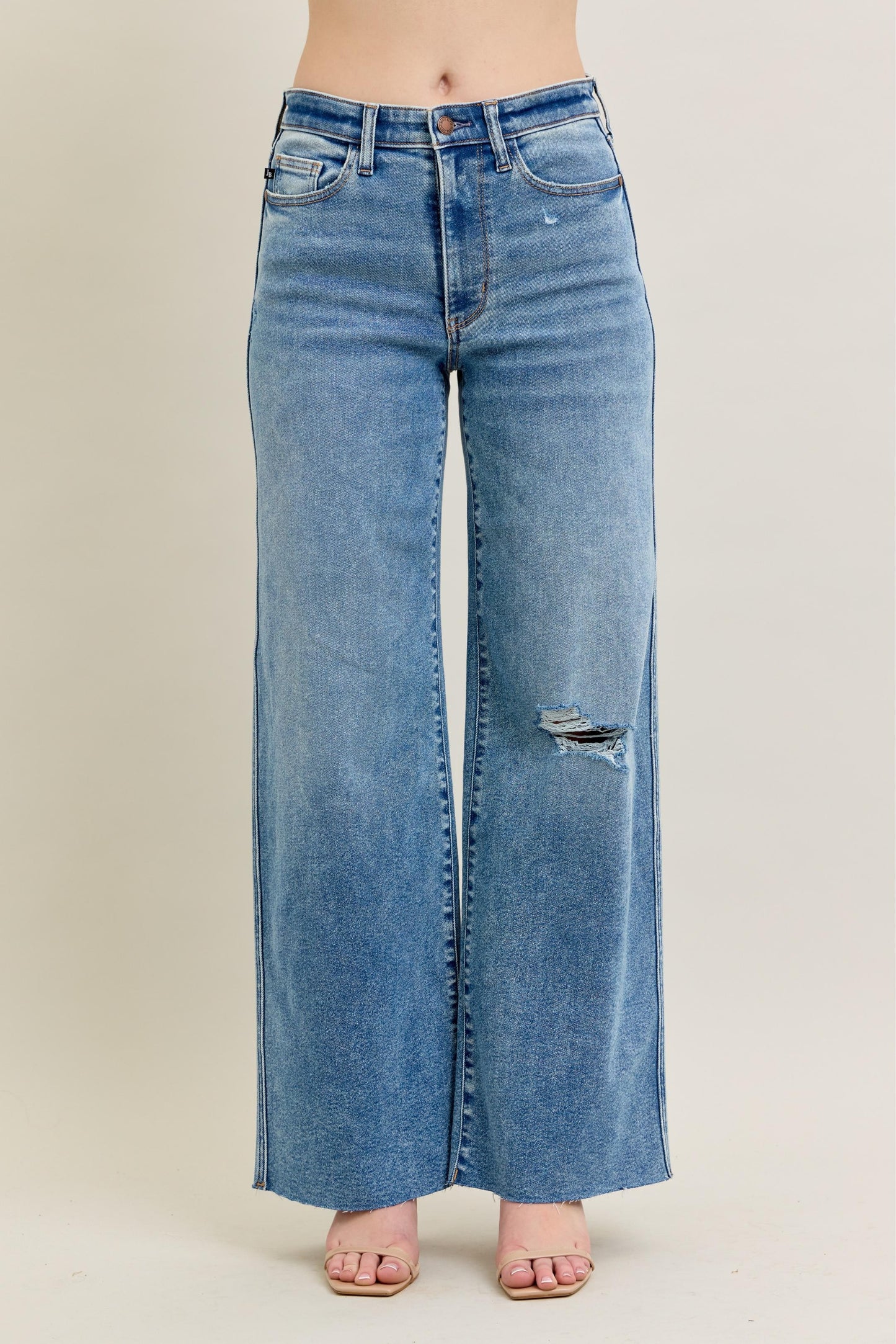 Judy Blue Medium Wash Wide Leg