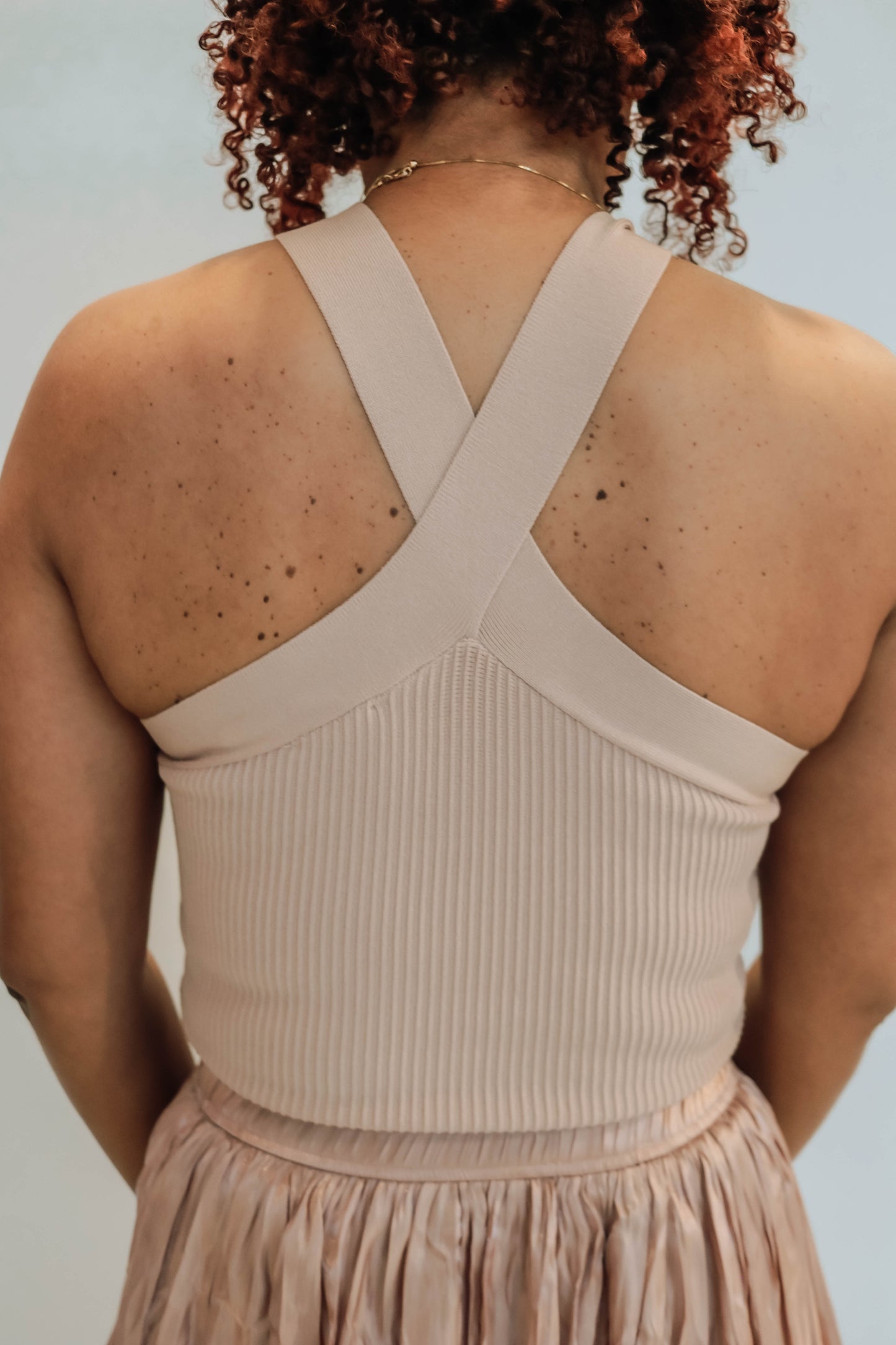 Liya's Halter Top - Blush