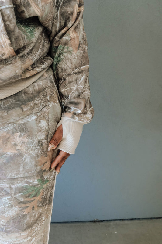 Classic Camo Hoodie Curvy