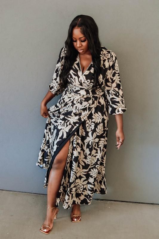 The Isla Printed Maxi Dress