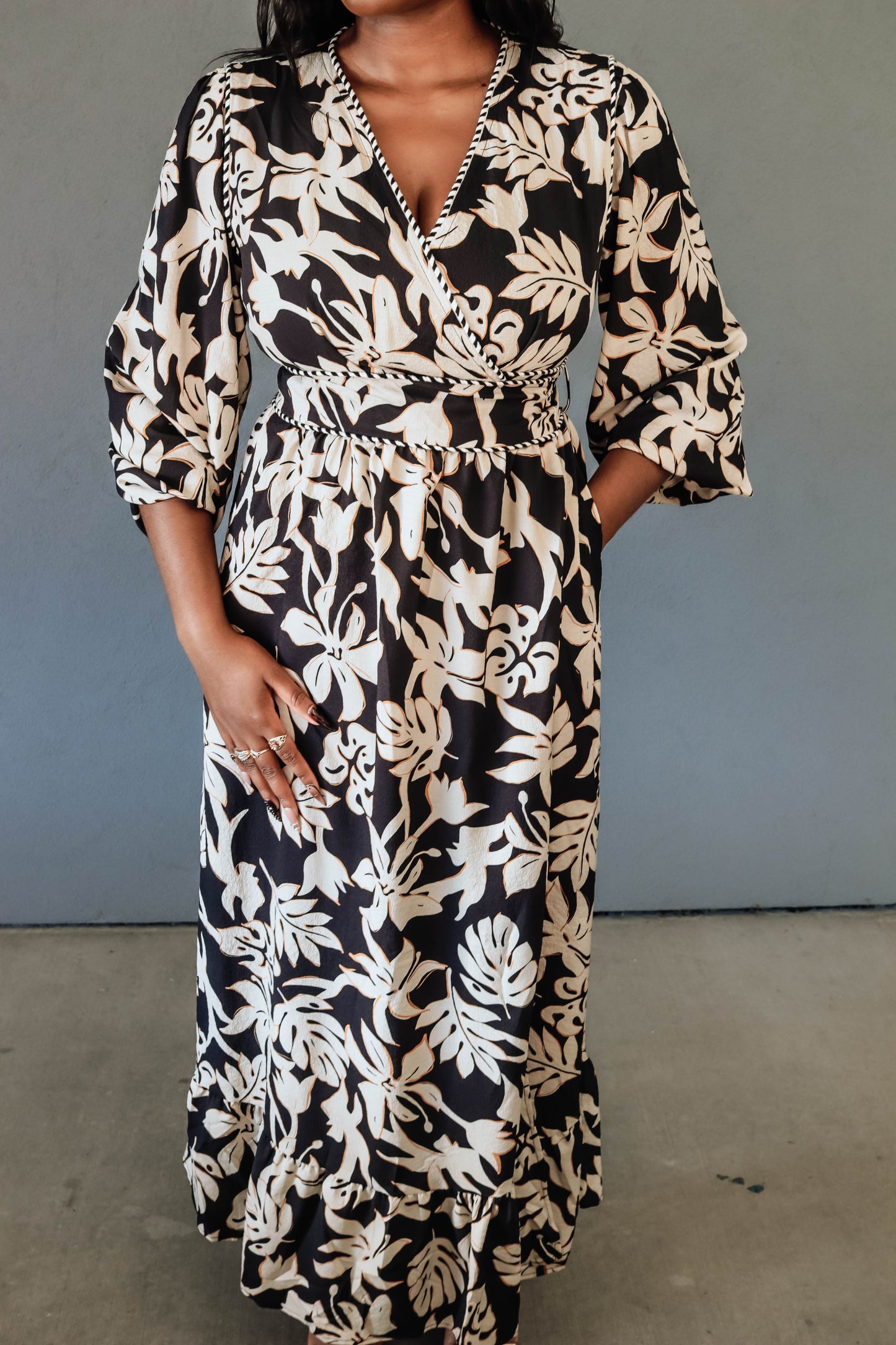 The Isla Printed Maxi Dress