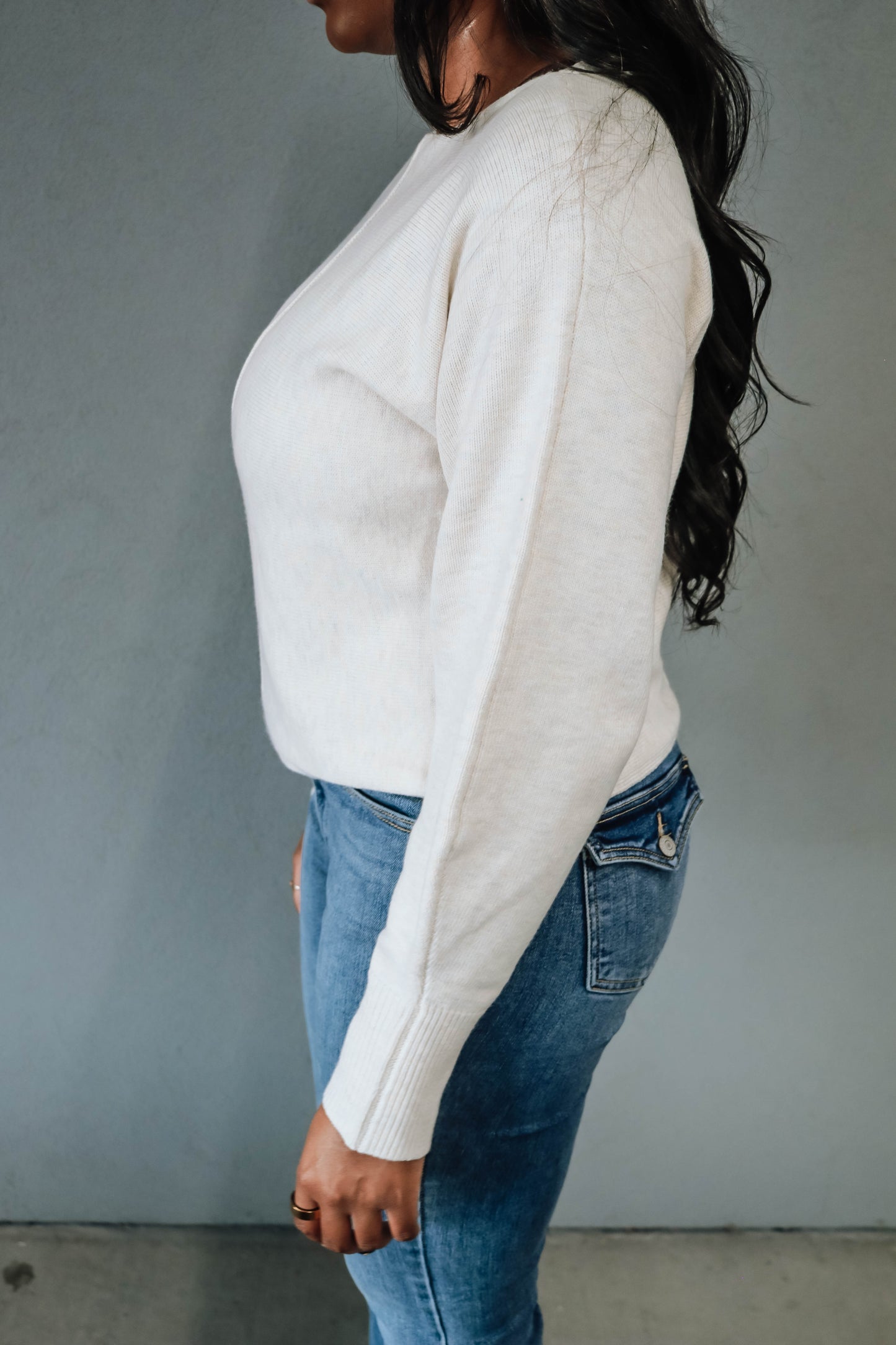 The Luxe Knit Top - Cream
