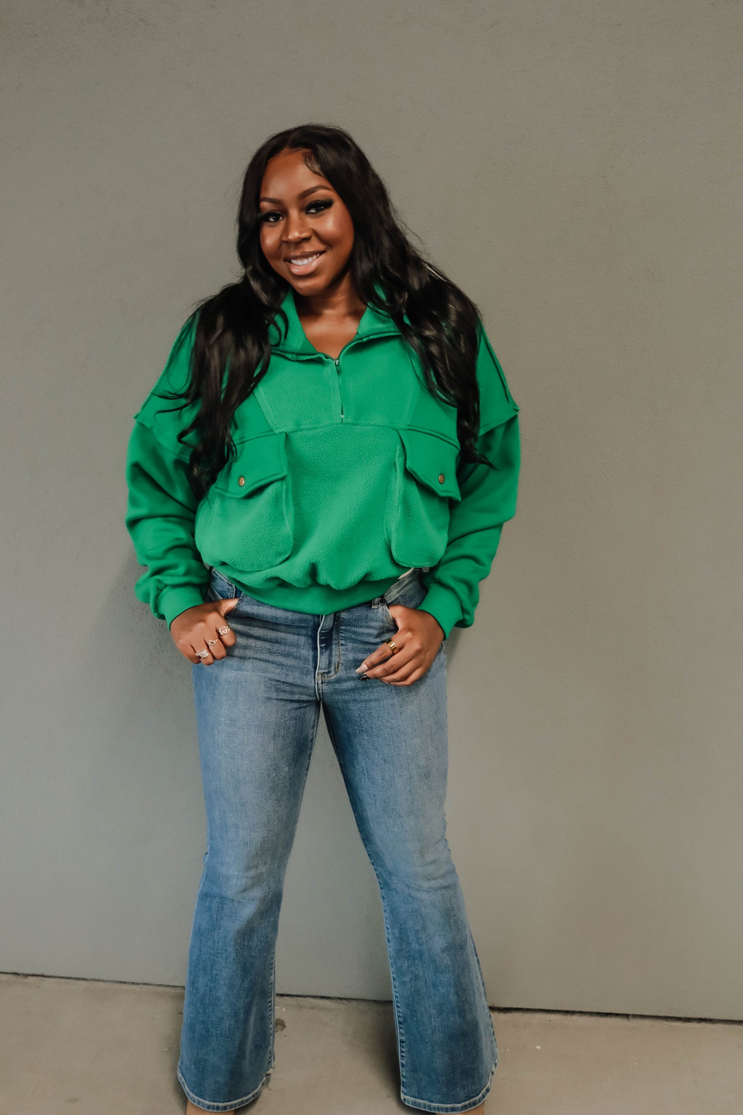The Carter Pullover - Green