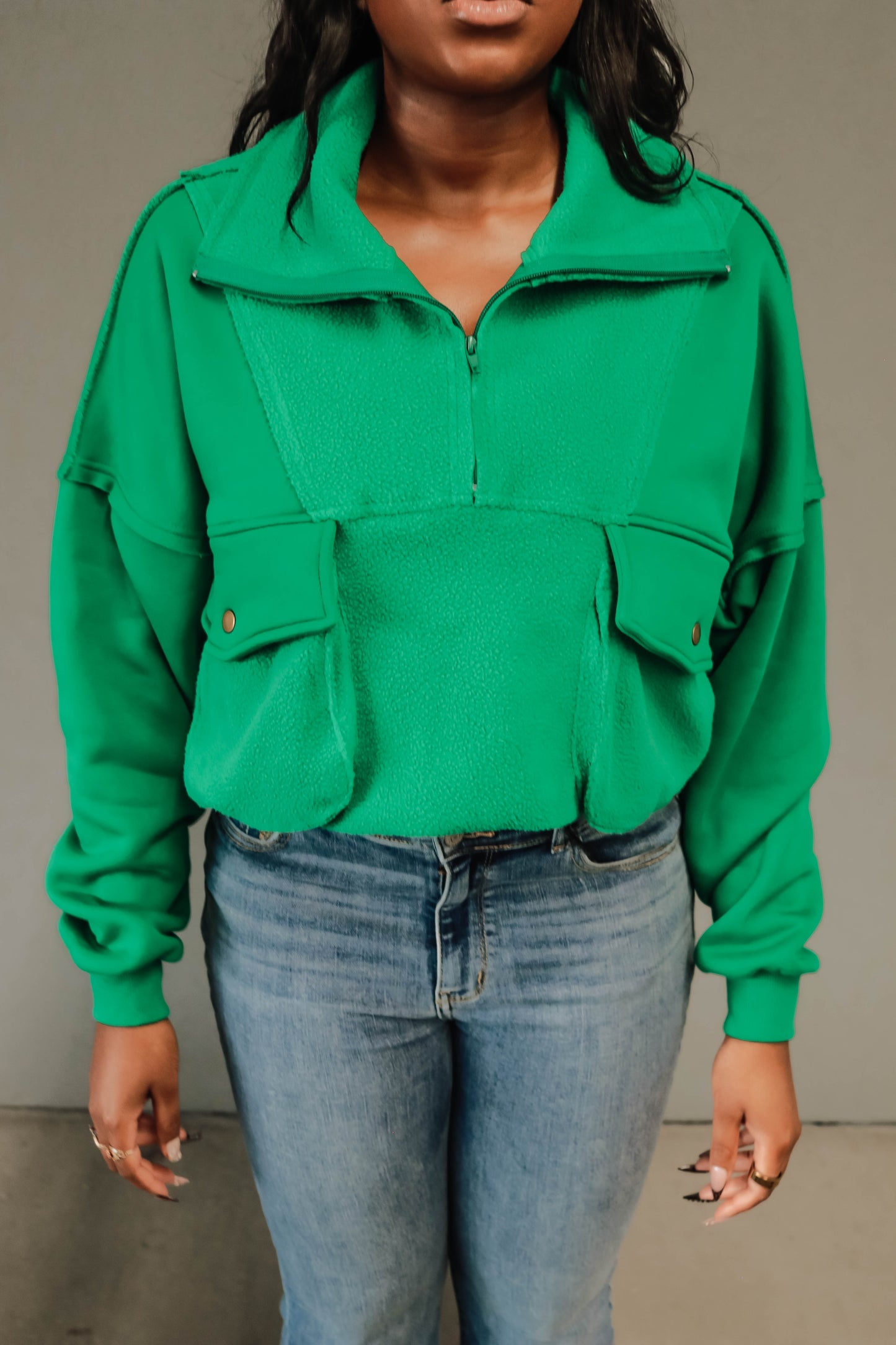 The Carter Pullover - Green