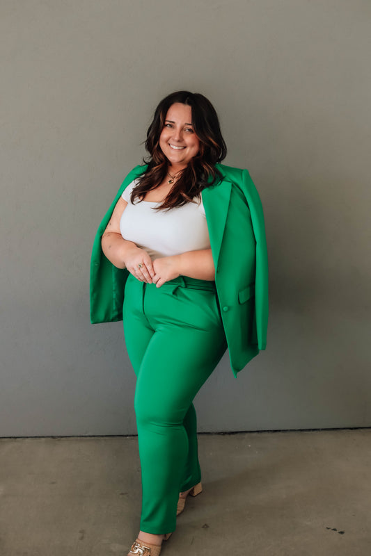The Lennox Trousers- Kelly Green