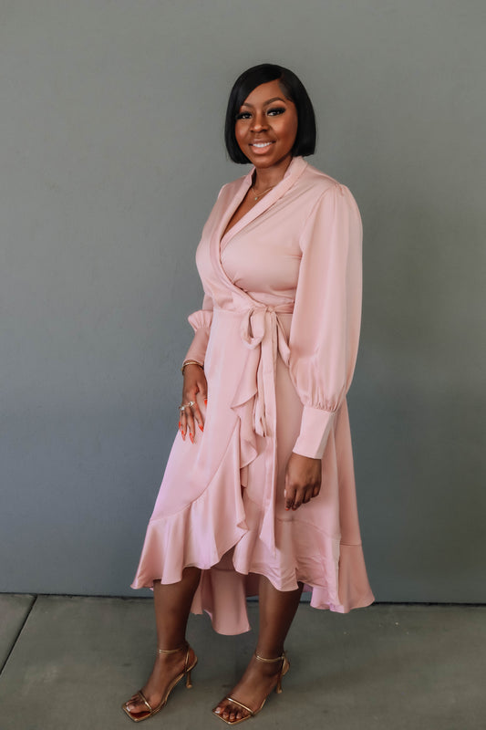 The Aurora Dress - Blush