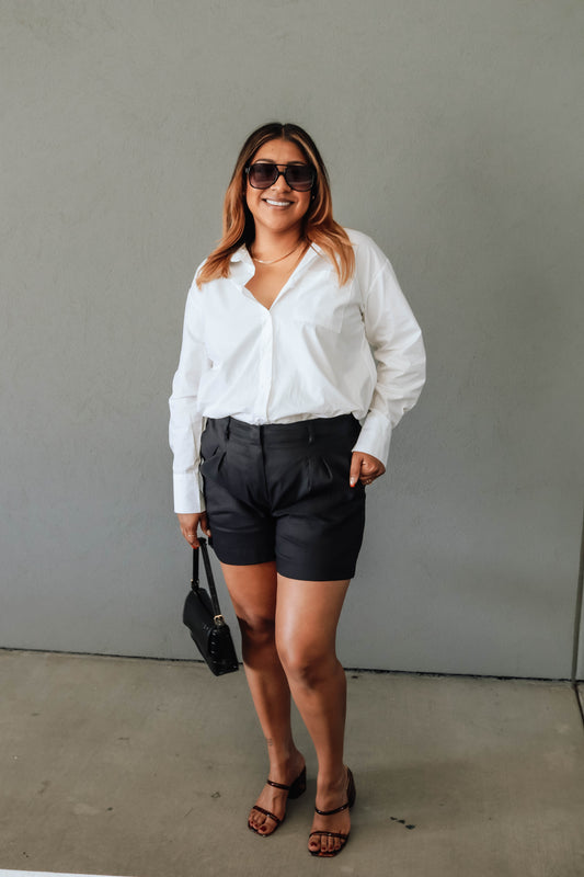 The Essential Linen Shorts - Black