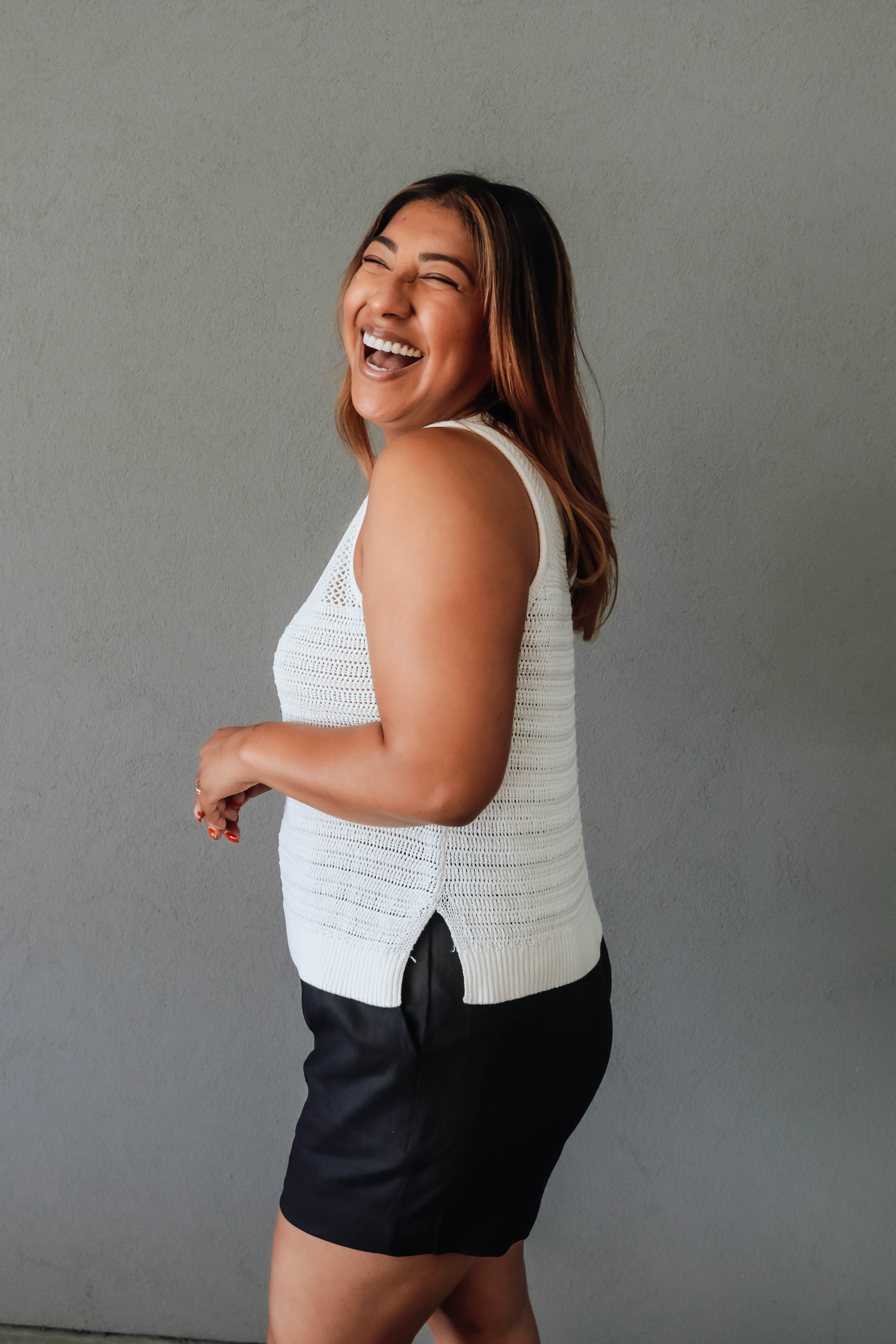 Ashley Knit Top- Ivory – 2 Beatz Boutique