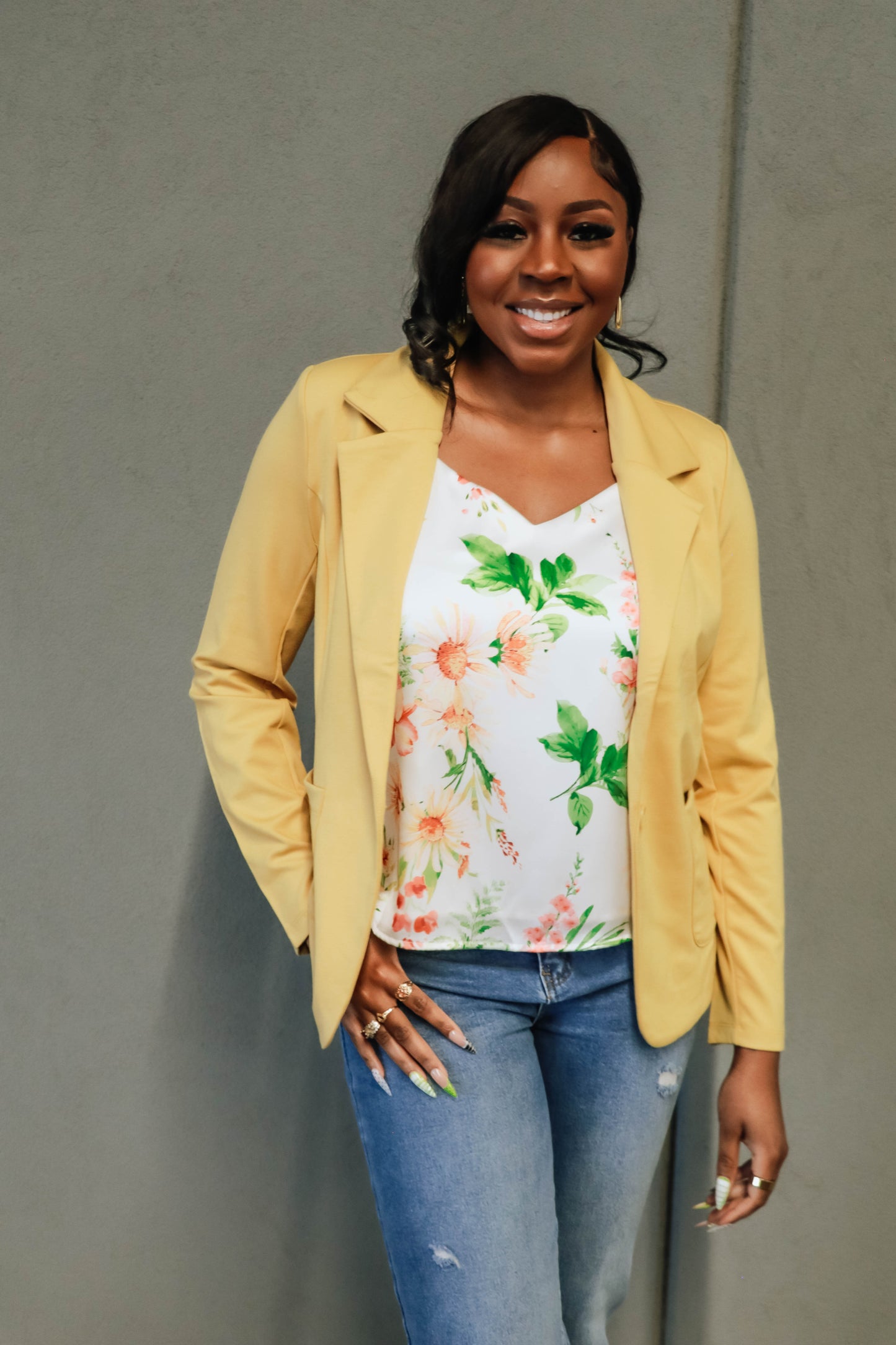 Lisa Blazer - Mustard