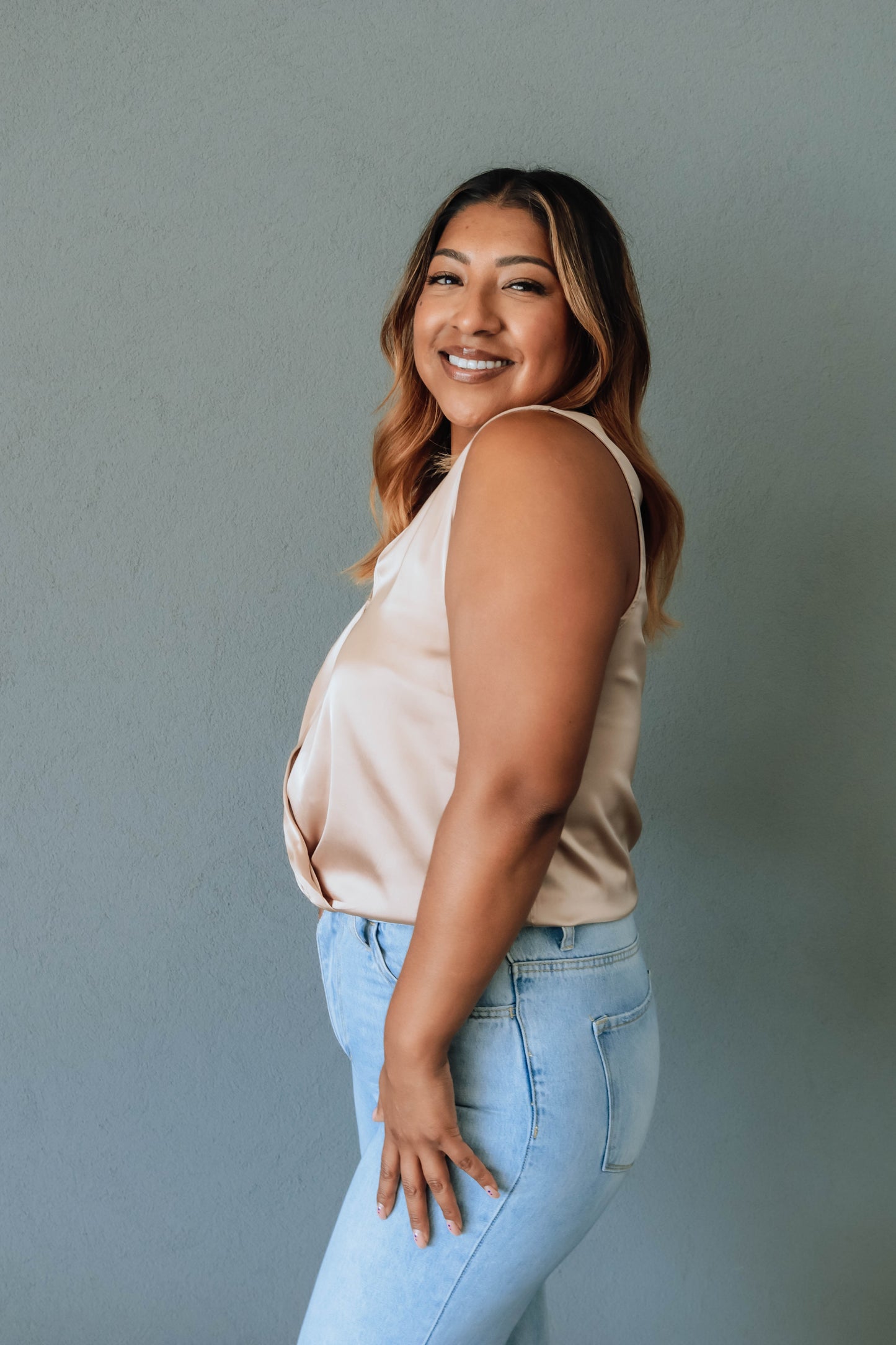 Allure Bodysuit- Almond