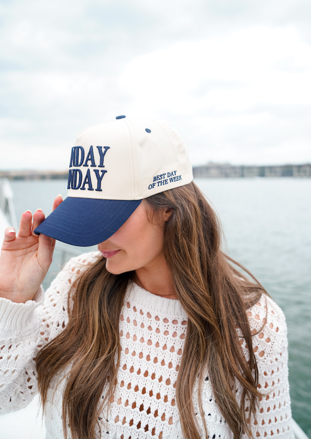 Sunday Funday - Vintage Trucker Hat: Black