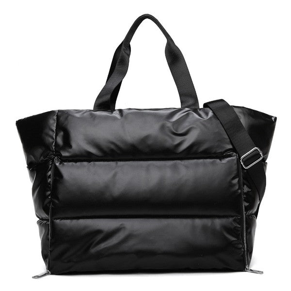 Puffer handbag - Black