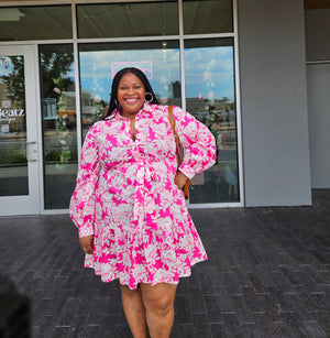 Flower Bomb Dress - Plus