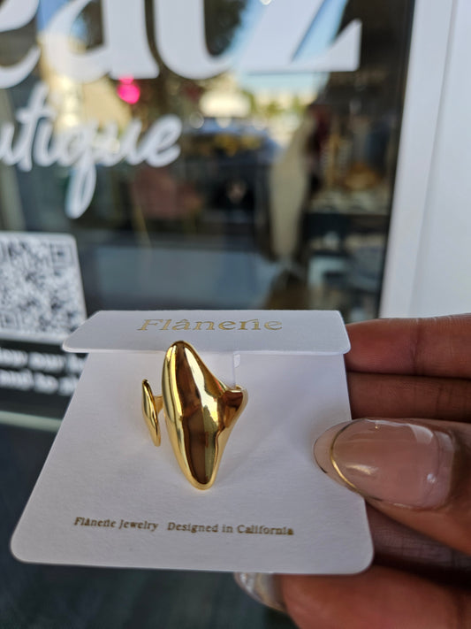 Gold Cascade Ring