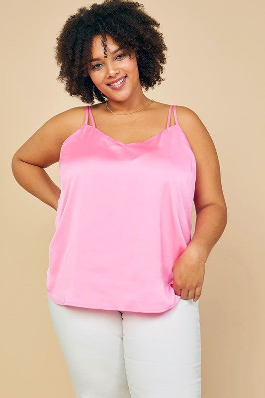 The Nova Cami Curvy- Ballerina Pink