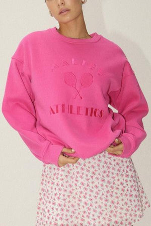 Bailey Malibu Crewneck- Deep Pink