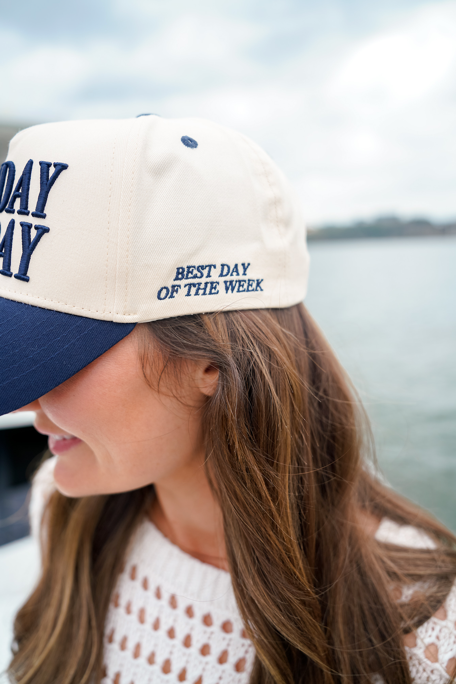 Sunday Funday - Vintage Trucker Hat: Black