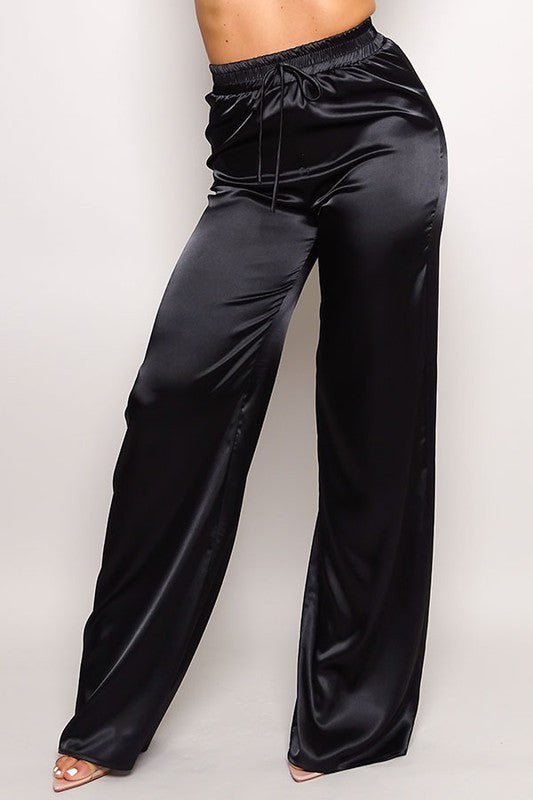 "Dream" Luxe Satin Pants