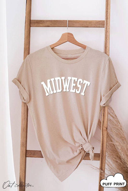 Midwest Tee- Tan