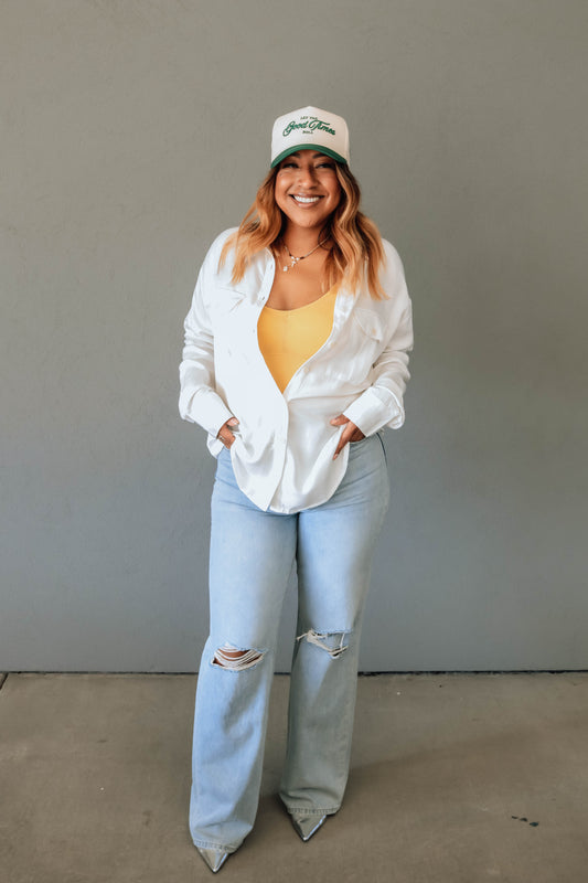 Ivory Daydream Top- Off White