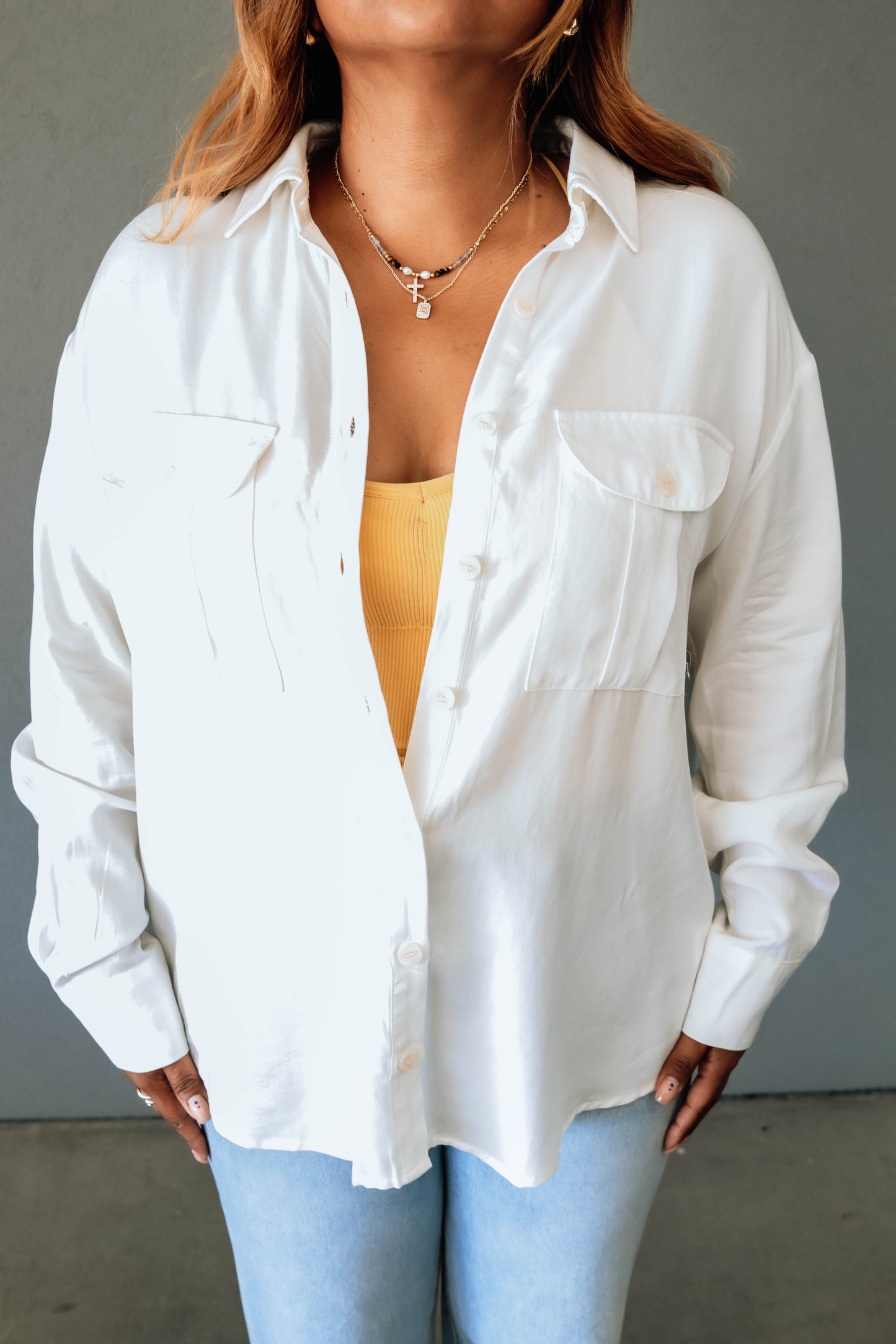Ivory Daydream Top- Off White
