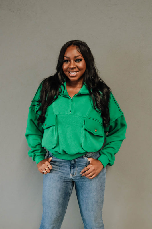 The Carter Pullover - Green