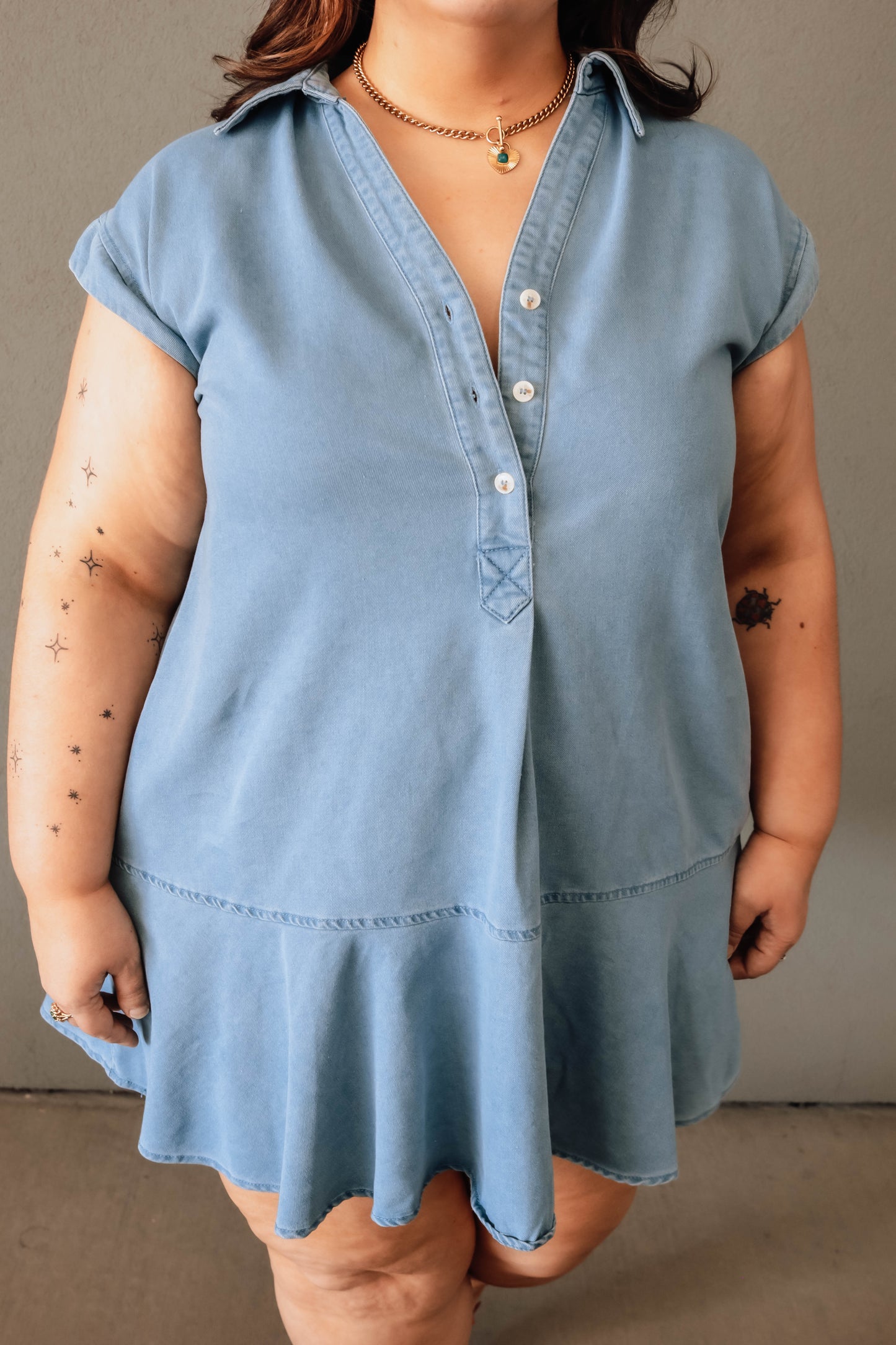 The Camden Dress- Light Denim