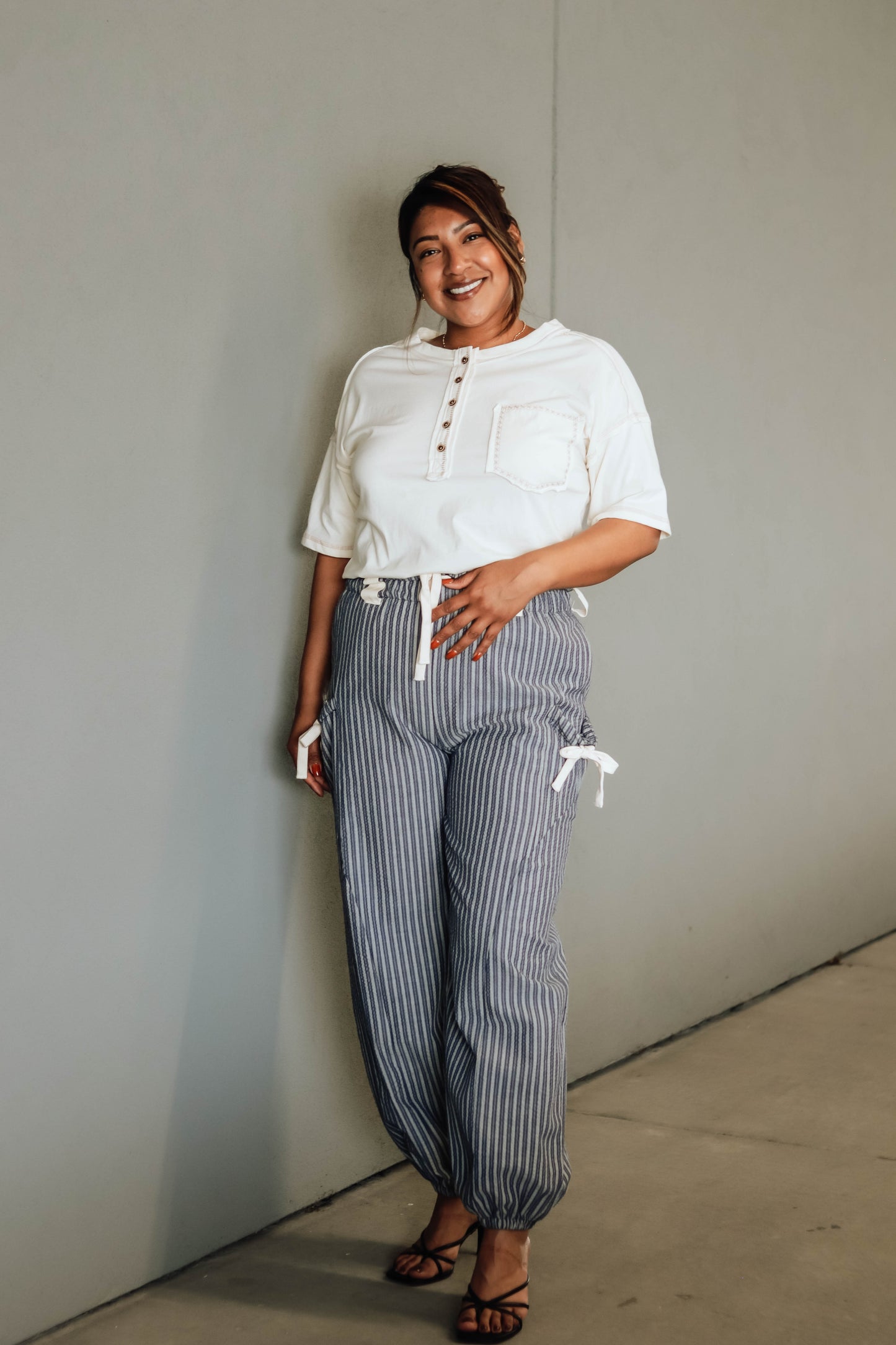 Jessie Oversize Top - Ivory