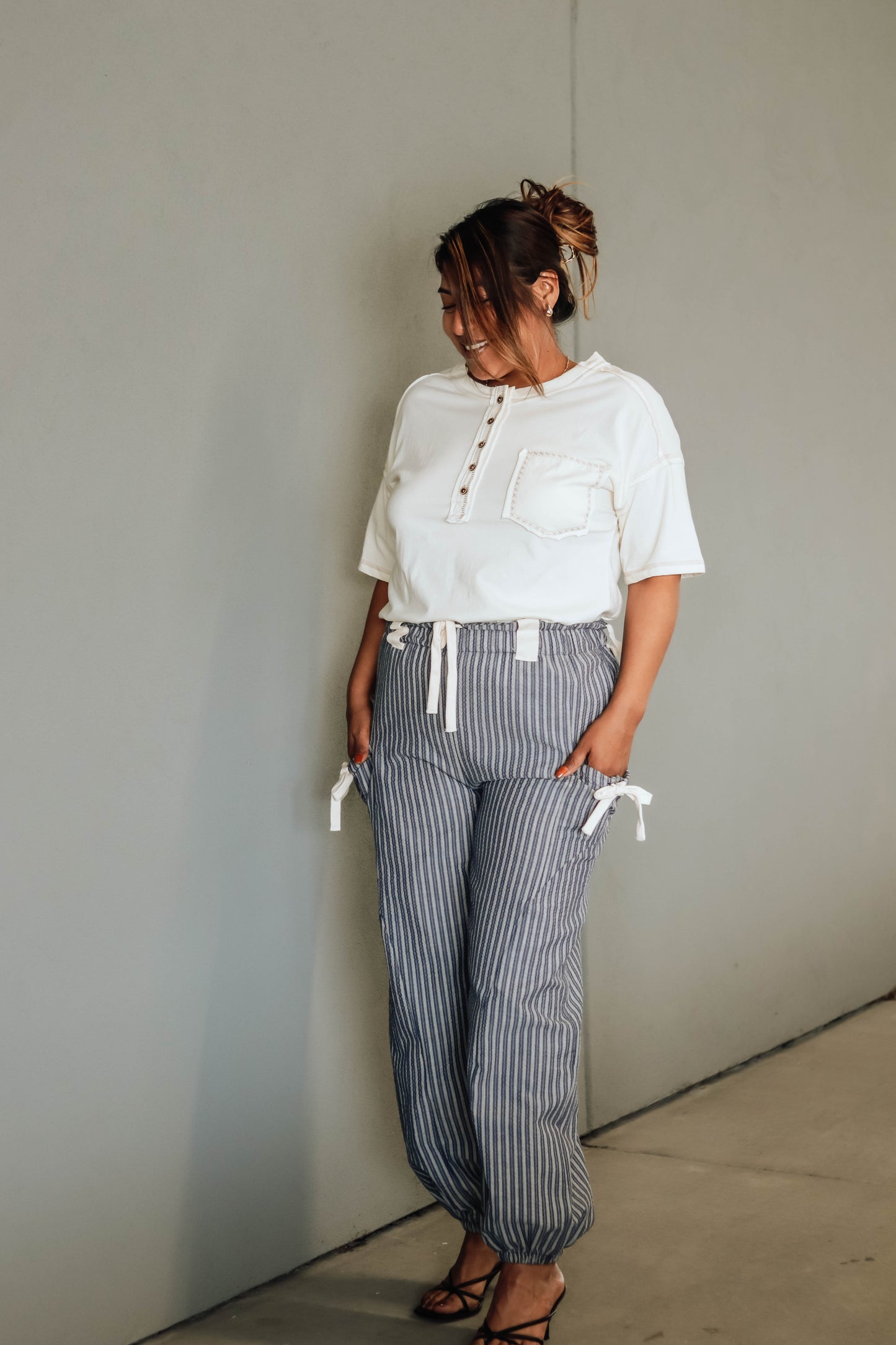Jessie Oversize Top - Ivory
