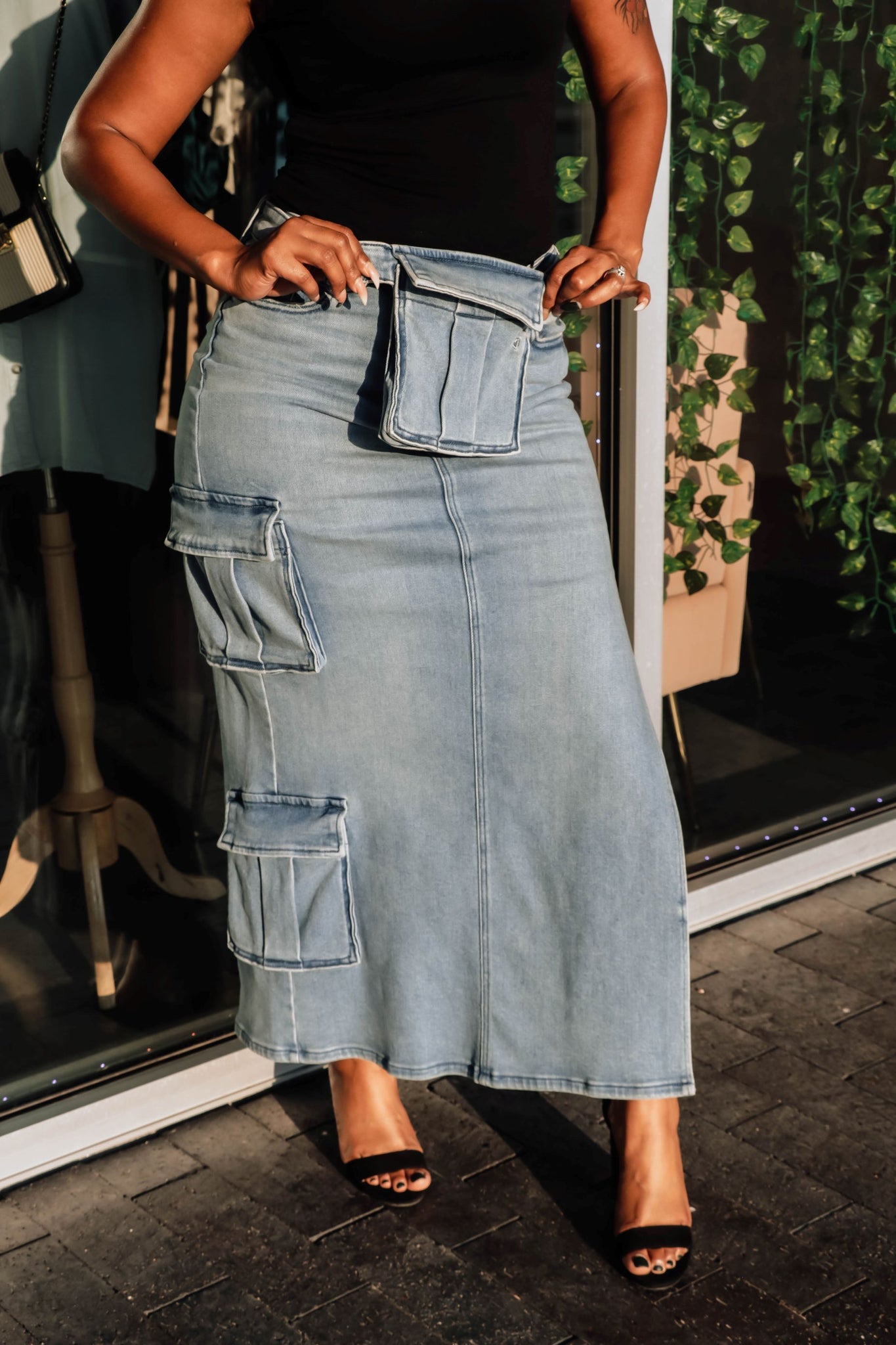 Danny Denim Skirt