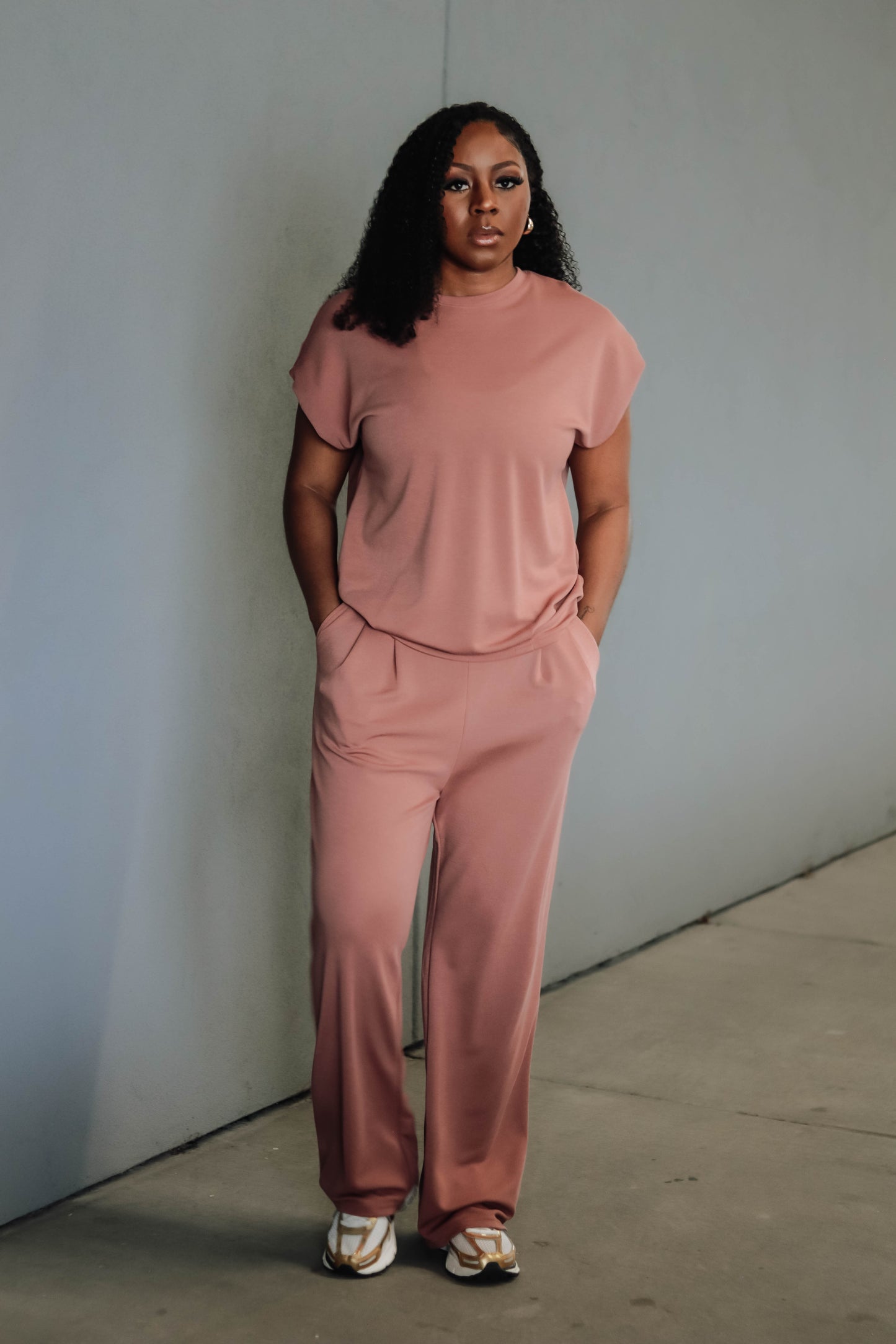 Amber Comfy Set - Mauve