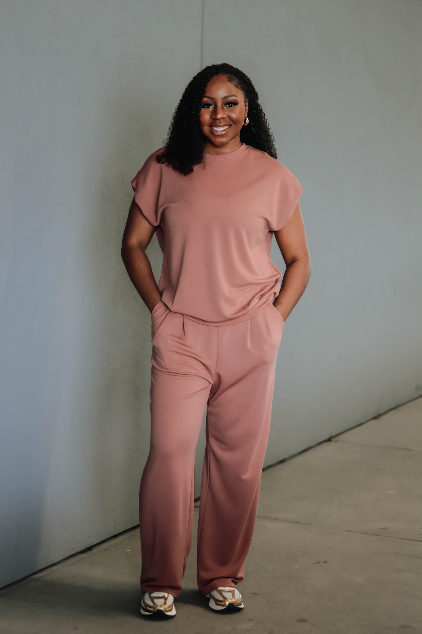 Amber Comfy Set - Mauve