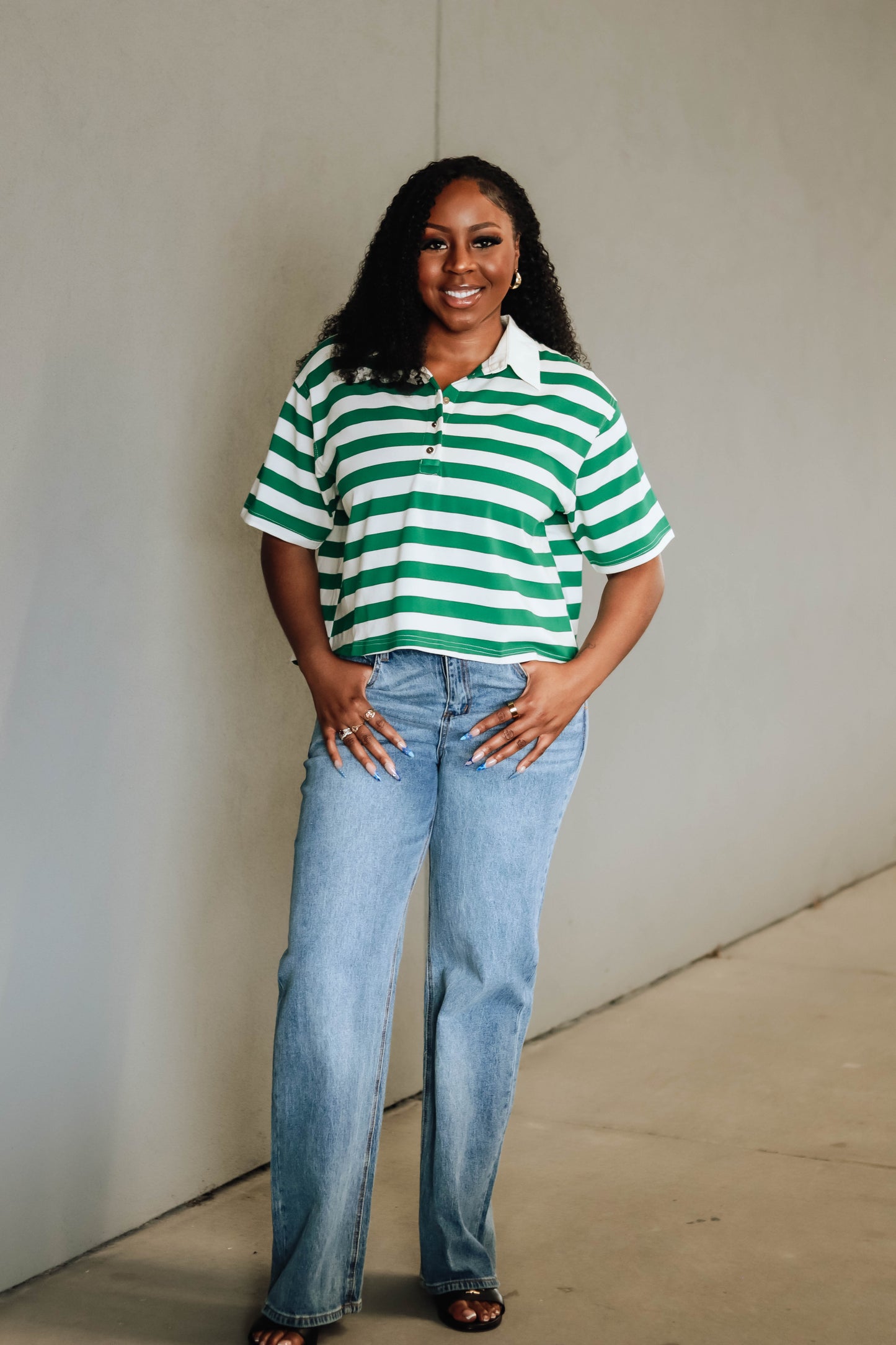 Anna Stripe Top