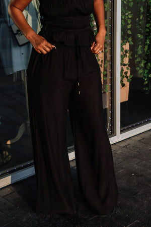 Breezy Flowy Pants - Black