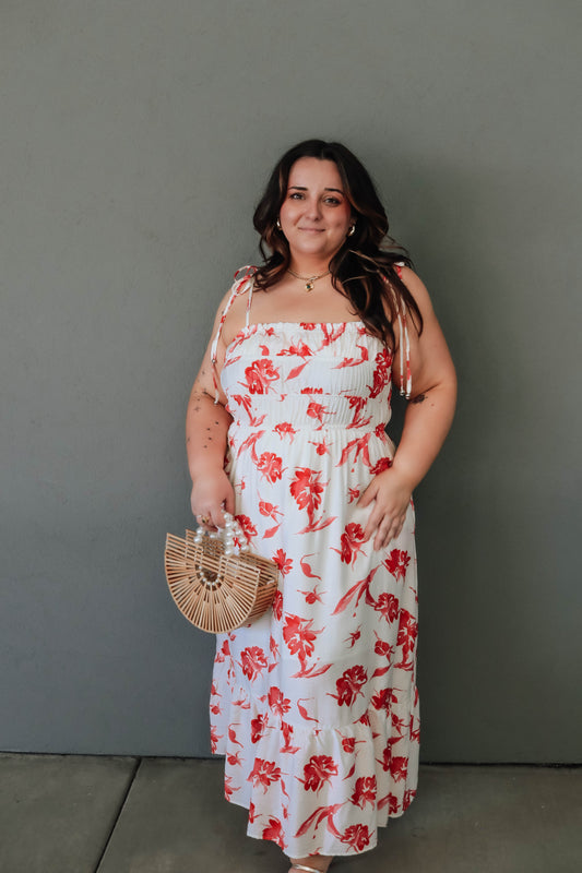 Flower bomb Maxi dress