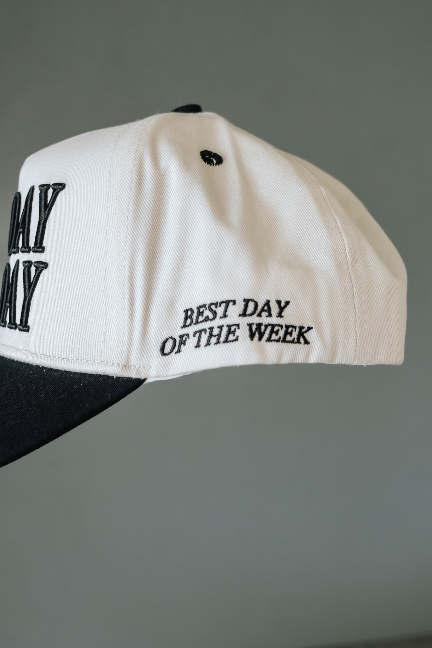 Sunday Funday - Vintage Trucker Hat: Black