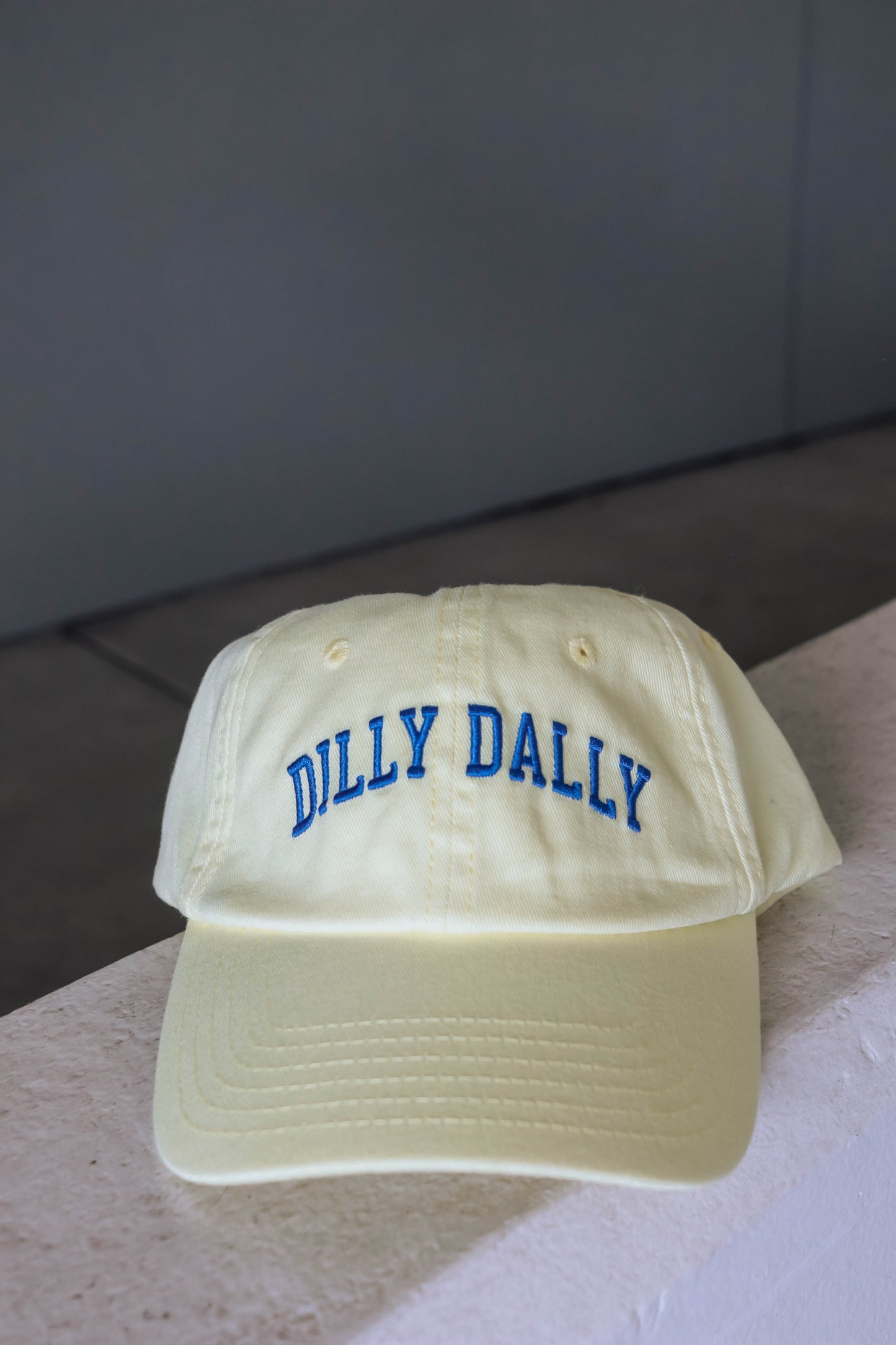 Dilly Dally - Butter Yellow Dad Cap