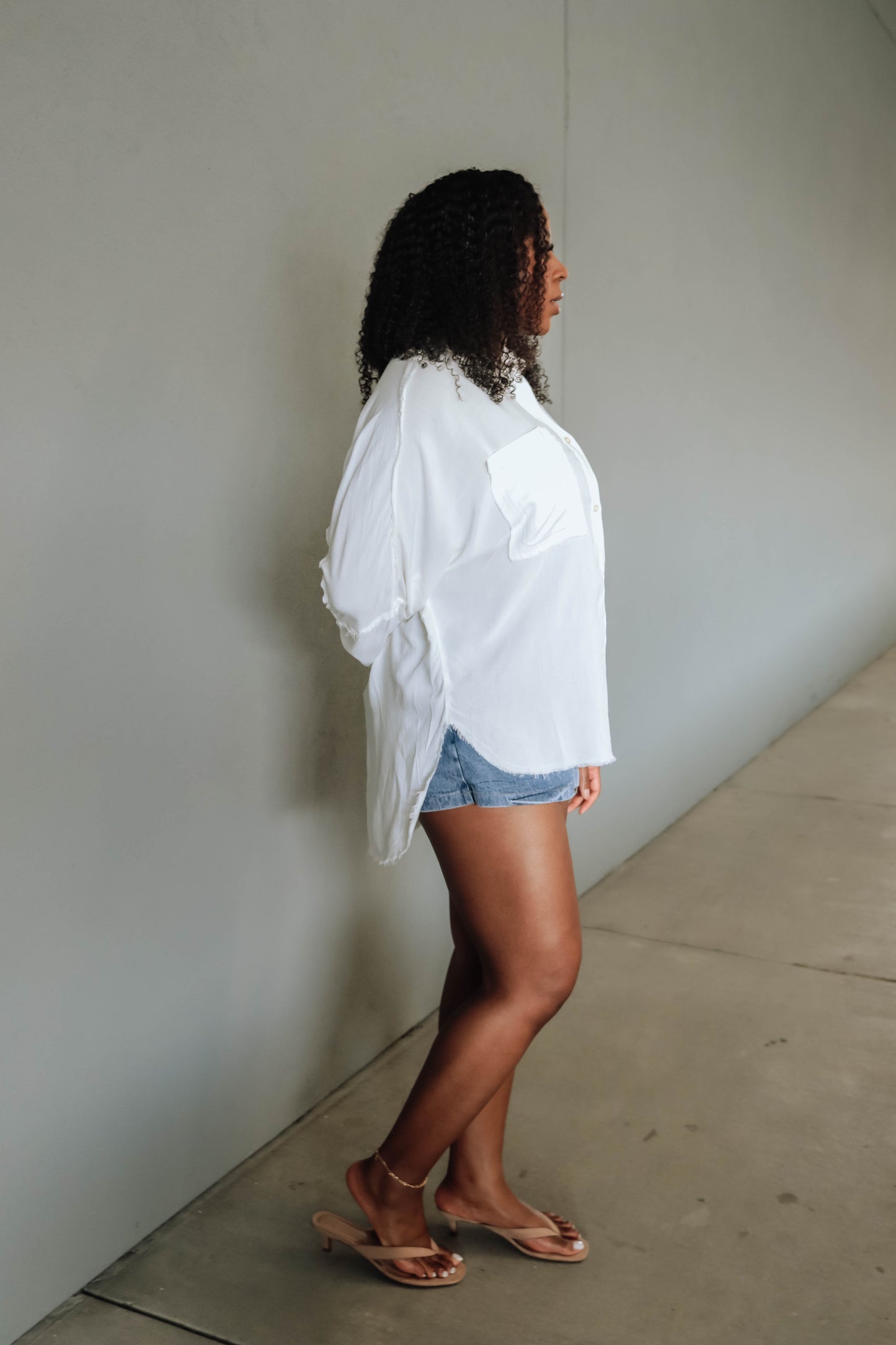 Delilah Shirt - Ivory