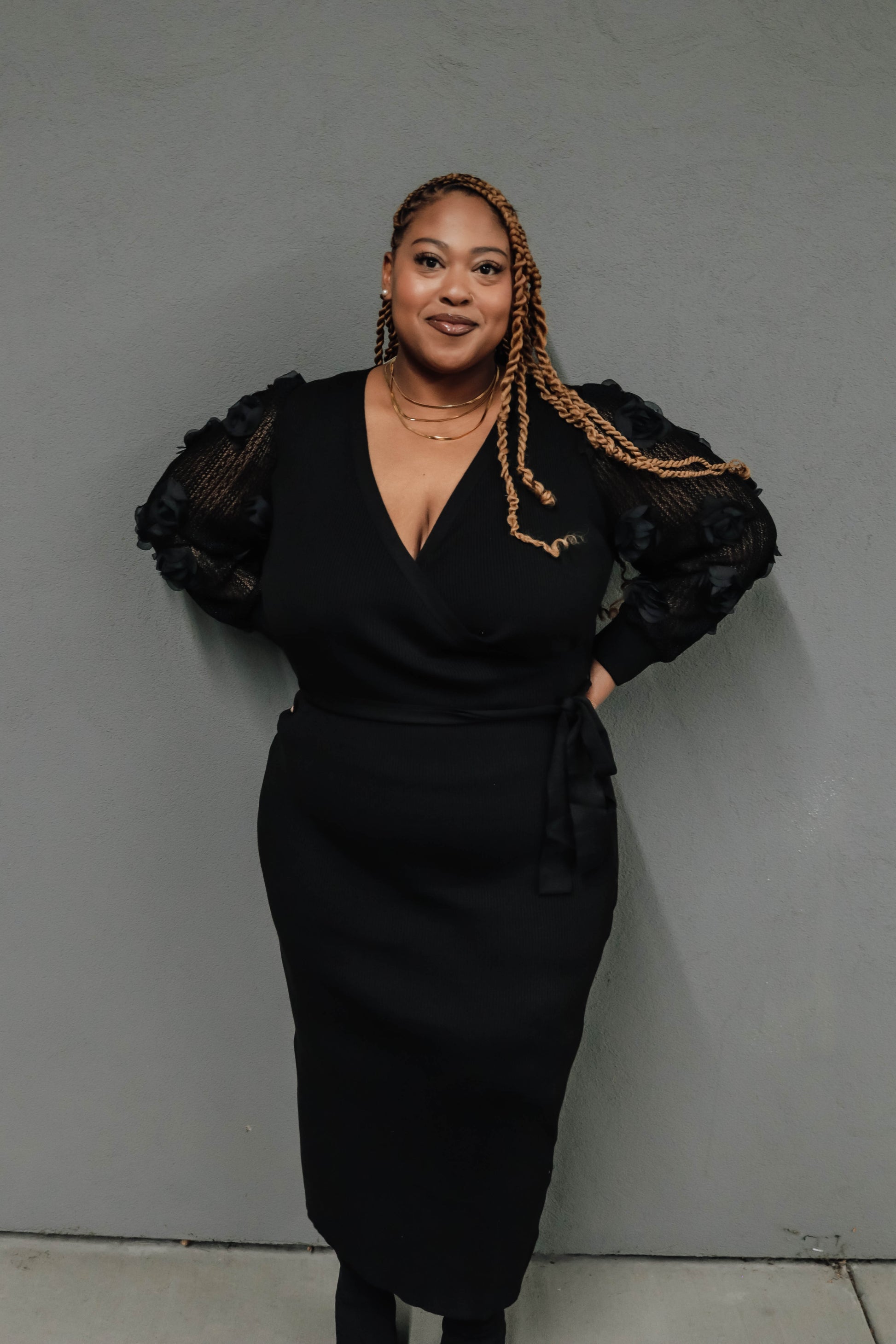 Wrap me up LBD Curvy