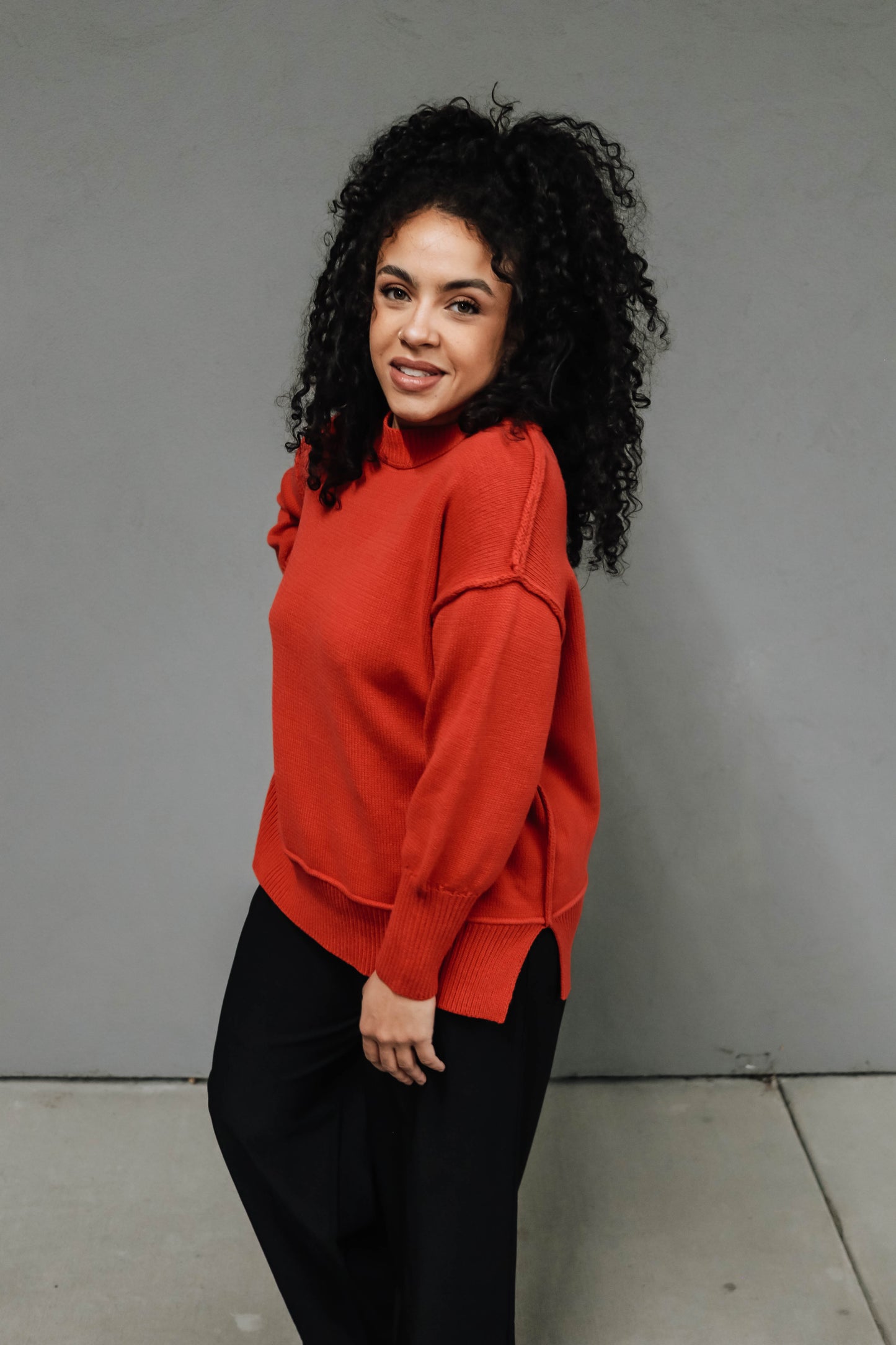 Regina Sweater - Red