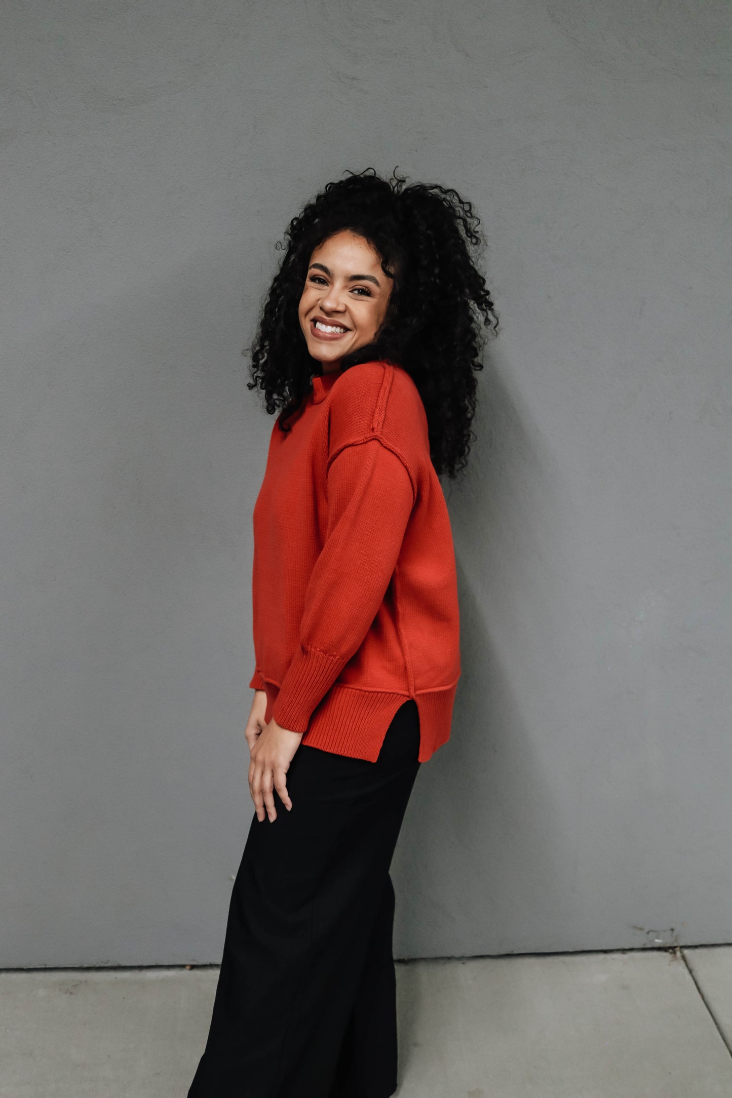 Regina Sweater - Red