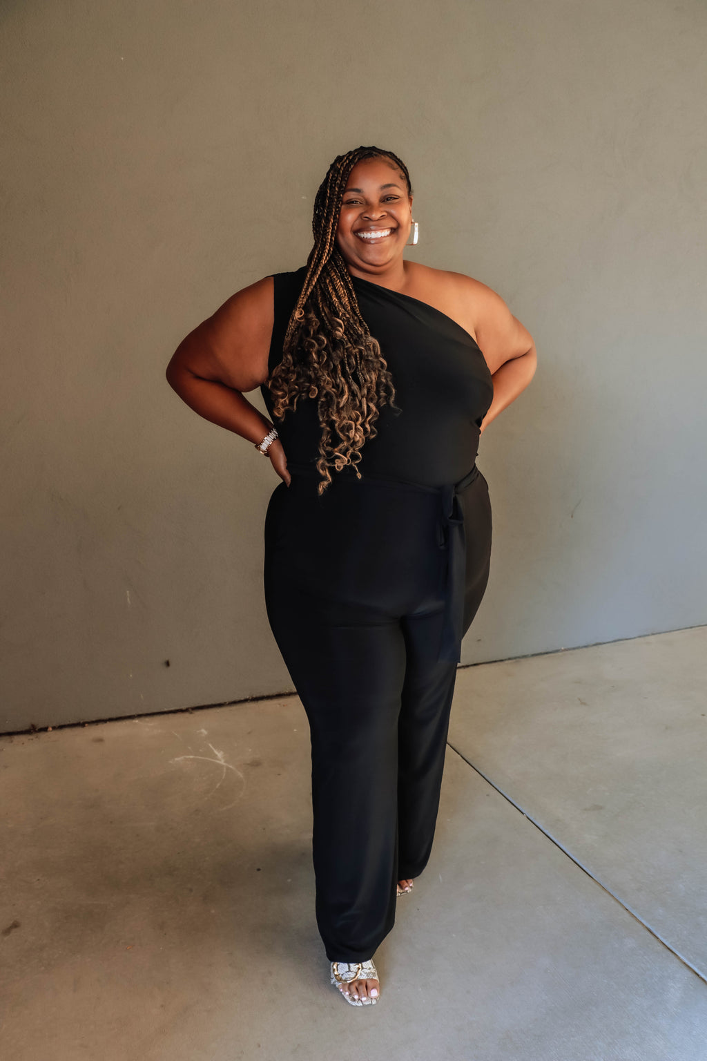 Briana Jumpsuit - Curvy Black