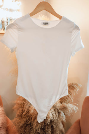 Courtney Essential Bodysuit : White