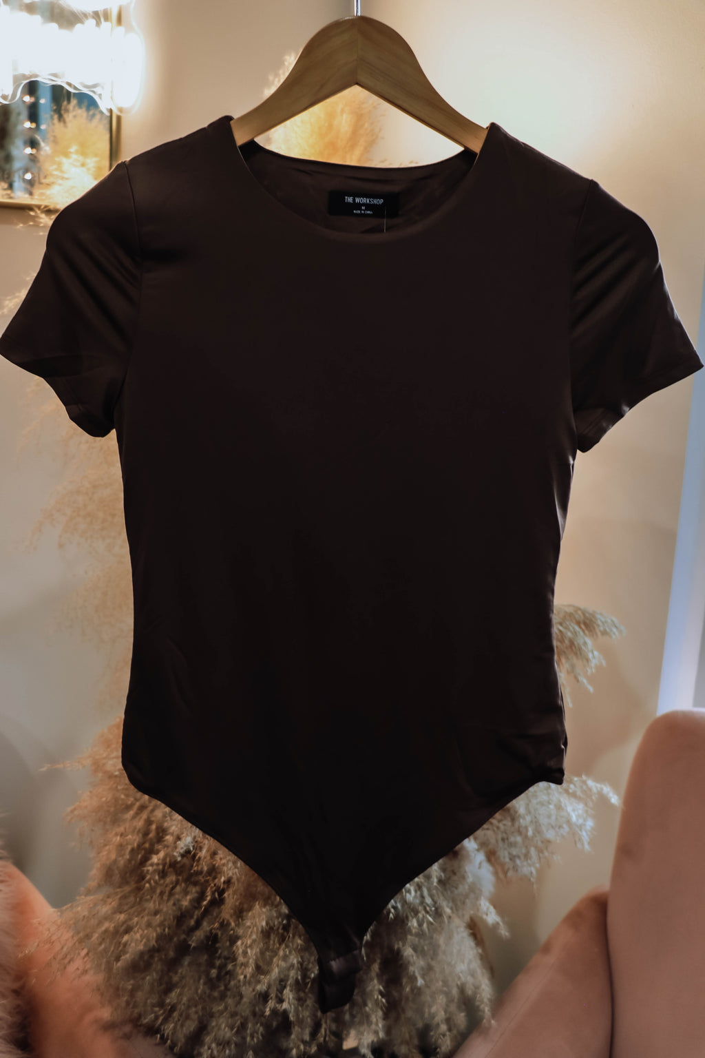 Courtney Essential Bodysuit : Coffee Bean