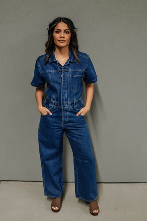 Maya Denim Jumpsuit