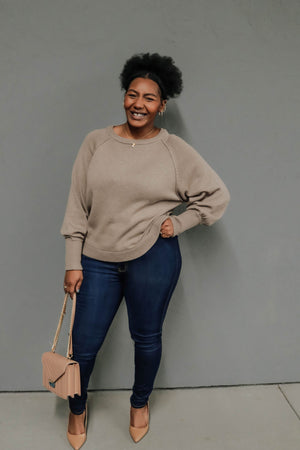 Willow Side Slit Knit Sweater