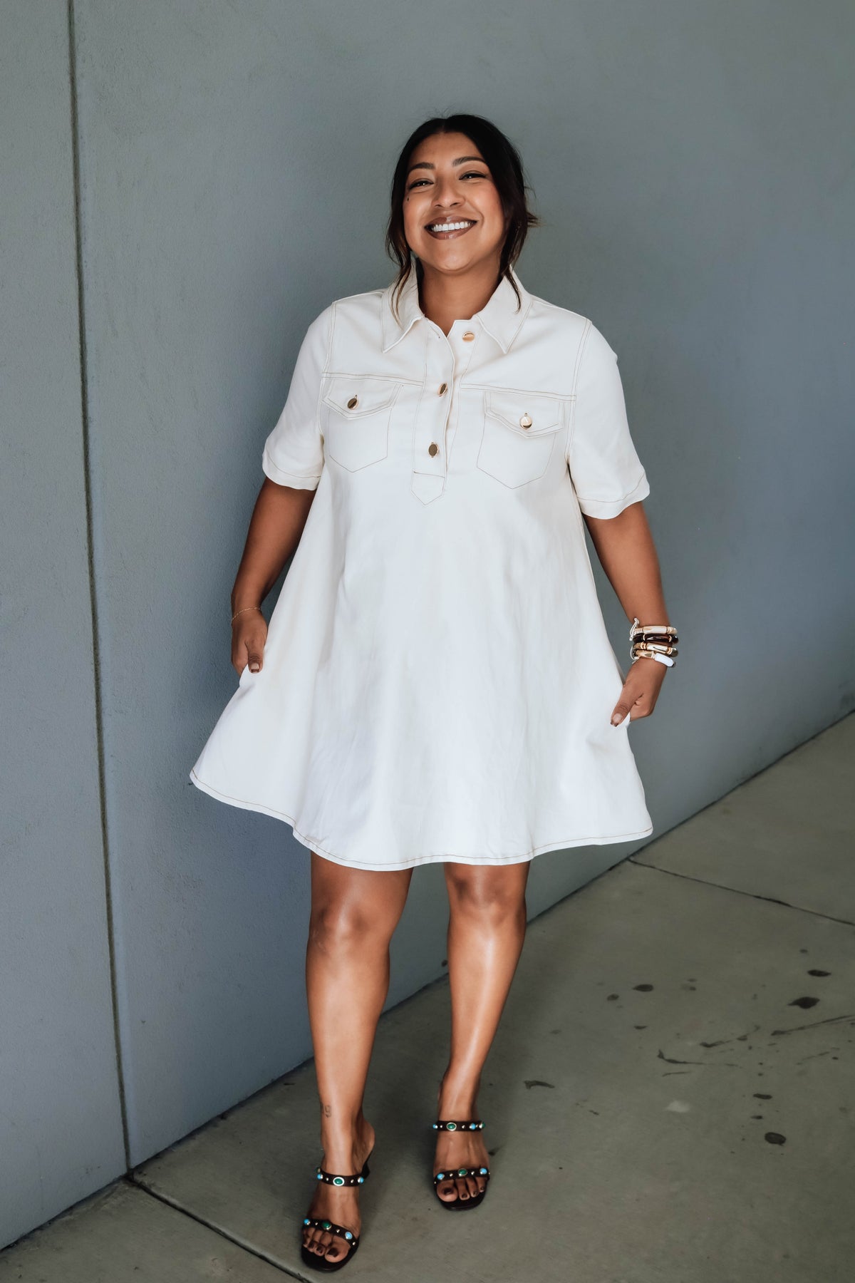 Lexi Dress- Cream