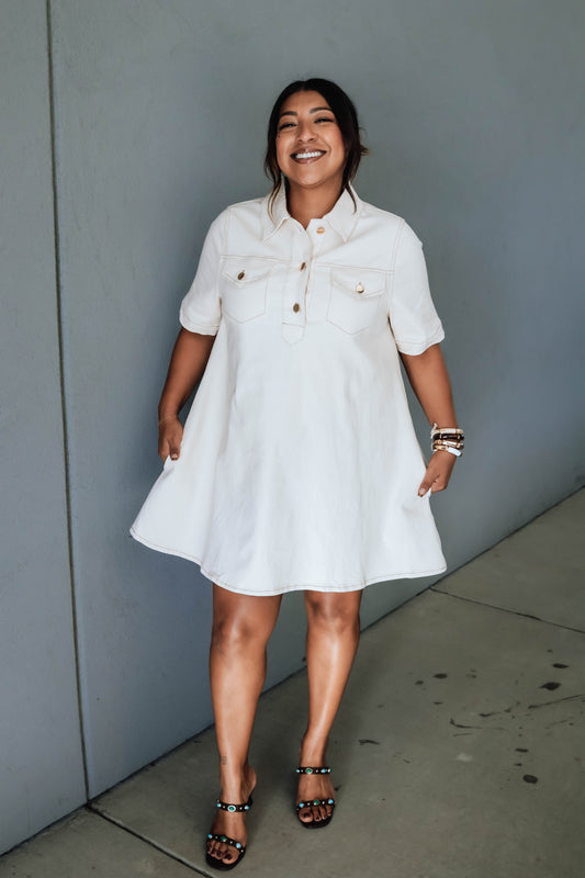 Lexi Dress- Cream